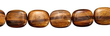 Tiger Eye Bead TV-Face Shape Gemstone