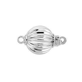 14KW 9mm Corrugated Ball Clasp | Bella Findings House