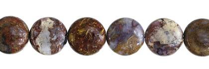 12mm coin pietersite bead