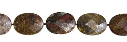 8x10mm oval faceted pietersite bead