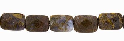 Pietersite Bead Rectangle Faceted Gemstone