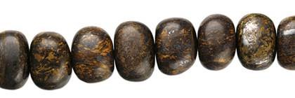 10x15mm nugget bronzite beads