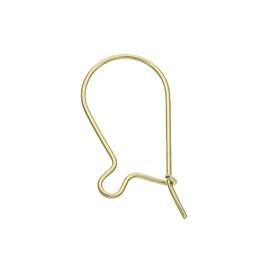 gold filled kidney earwire earring