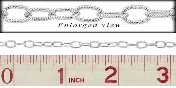 ss hammer oval cable chain