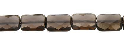 Smoky Quartz Bead Rectangle Faceted Shape Gemstone