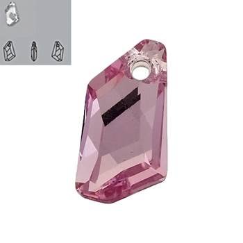 24mm light rose 6670 swarovski pendant
