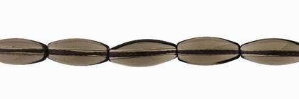 Smoky Quartz Bead Rice Shape Gemstone