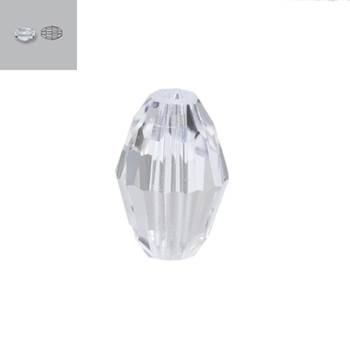 7.5x5mm crystal aurore boreale 5200 swarovski bead