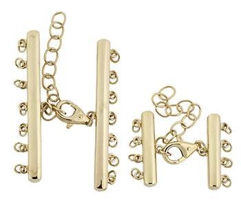 14K MULTI-STRAND EXTENSION BAR CLASPS 25955-14K