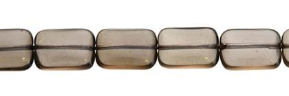 Smoky Quartz Bead Rectangle Shape Gemstone