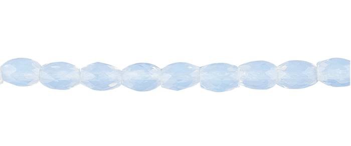 6x8mm barrel faceted opalite