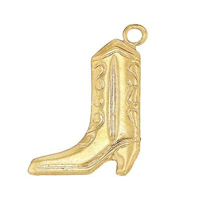 14ky 12mm cowgirl boot charm