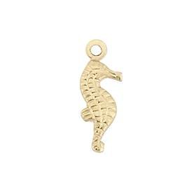 14ky 5x13mm seahorse charm