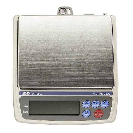 A AND D 1200 GRAMS LEGAL FOR TRADE COUNTER-TOP SCALES