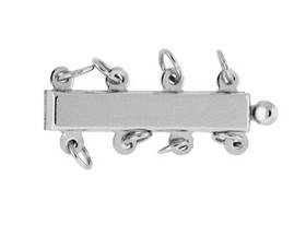 14kw 4x21mm 4 strands multi-strand bar clasp
