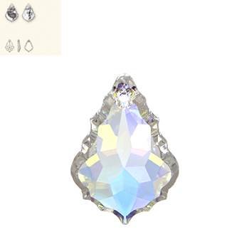 28mm crystal aurore boreale 6091 swarovski pendant