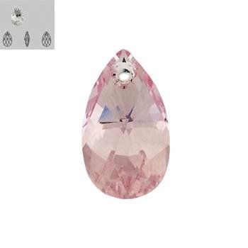 16mm light rose 6106 swarovski pendant