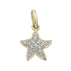14ky 10mm 6pts/16pcs starfish charm