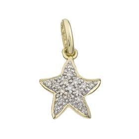 14ky 10mm 6pts/16pcs starfish charm