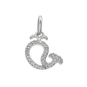 14kw 10mm 8pts/20pcs whale charm