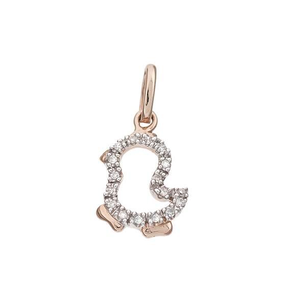 14kr 11mm 7pts/17pcs hen charm