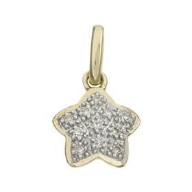 14ky 10mm 4pts/11pcs star charm