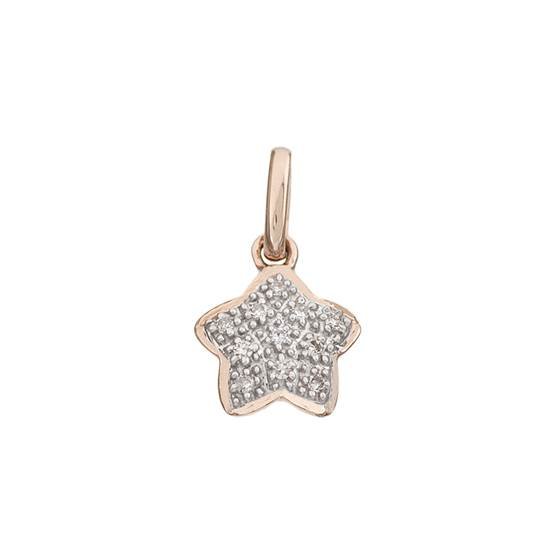 14kr 10mm 4pts/11pcs star charm