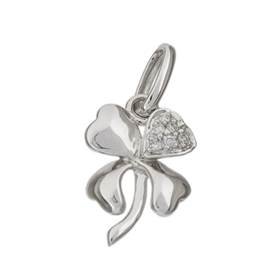 14kw 10mm 2pts/6pcs clover charm