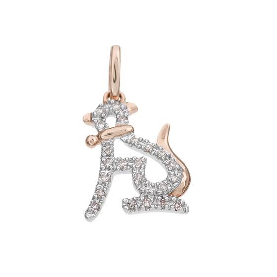14kr 15mm 9pts/23pcs leopard charm