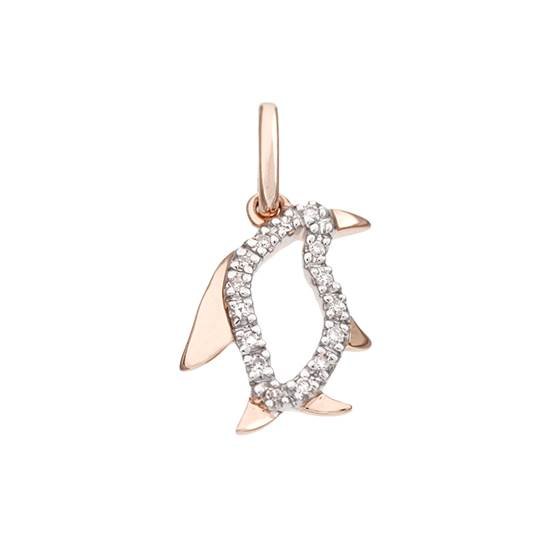 14kr 13mm 6pts/15pcs penguin charm