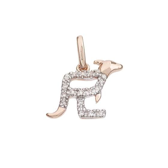 14kr 11mm 7pts/18pcs kangaroo charm