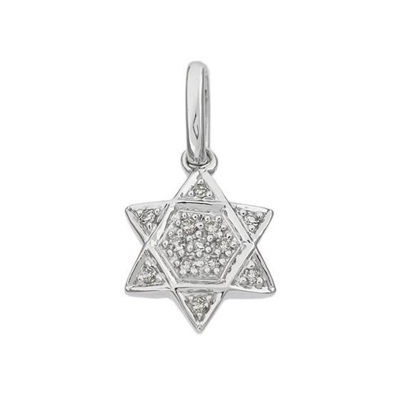 14kw 10mm 5pts/13pcs jewish star charm style b