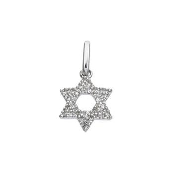 14kw 10mm 8pts/18pcs jewishs star charm style c