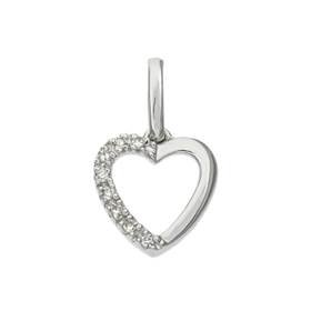 14kw 10mm 3pts/8pcs heart charm style e