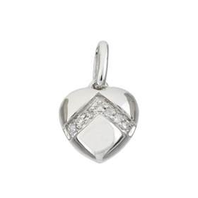 14kw 10mm 4pts/7pcs heart charm style b