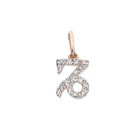 14kr 11mm 6pts/14pcs capricorn charm