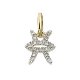 14ky 10mm 7pts/16pcs pisces charm