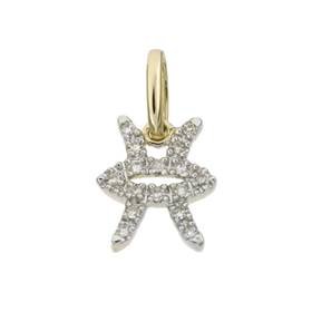 14ky 10mm 7pts/16pcs pisces charm