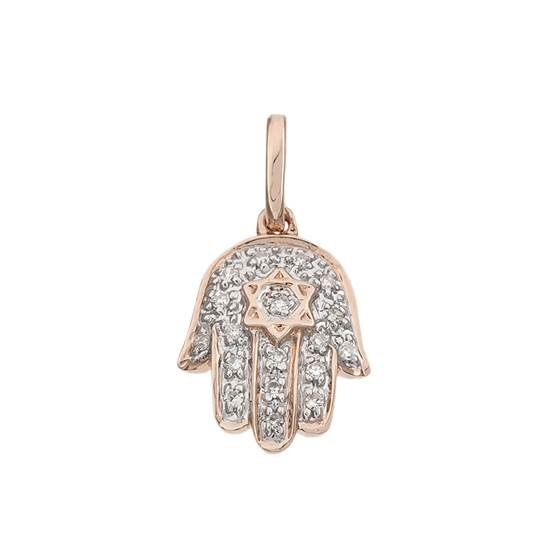 14kr 13mm 8pts/18pcs hamsa charm style c