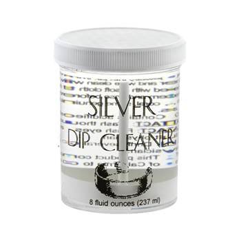 clear 8 ounces bottle silver cleaner