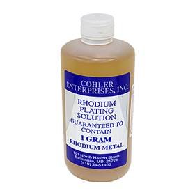 rhodium plating solution 1 gram bottle