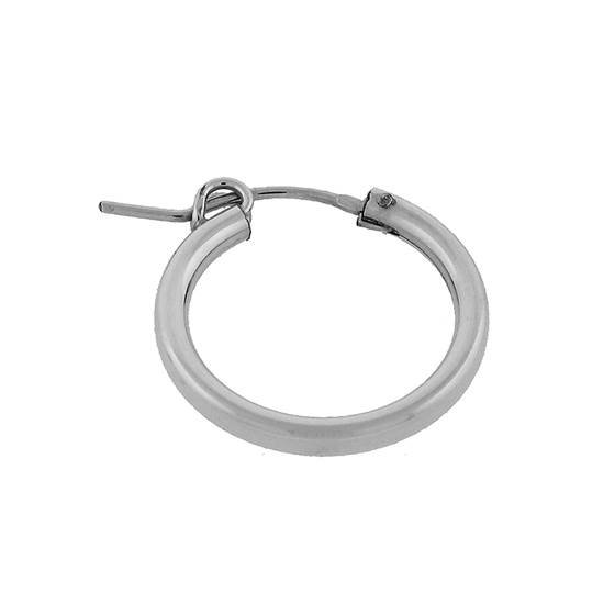 ss 22x2mm hoop flex earring