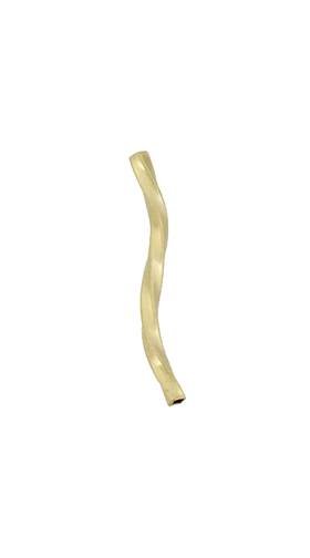 gold filled 1.5x20mm twisted figure s square tube spacer