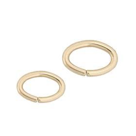 Gold Filled Oval Jumpring 0.76mm Thick (21 Gauge)