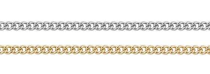 14K Gold Chain 1.2MM Curb Chain