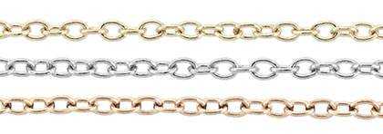14K Gold Chain 1.20mm Width Round Cable Chains