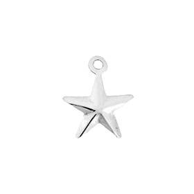 ss 8mm star charm