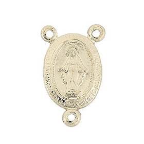 14ky 9x13mm mary center piece