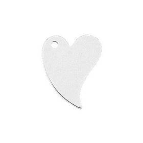 ss 9mm heart charm