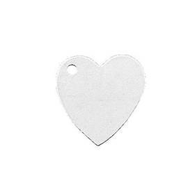 ss 10mm heart charm